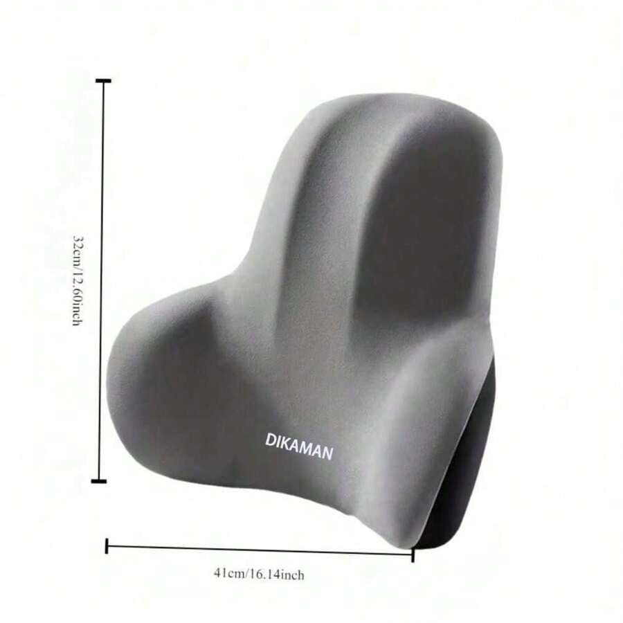 Set di cuscino di supporto lombare ergonomico per sedia da ufficio, schienale e seduta in memory foam, rivestimento in poliestere morbido, design confortevole per il sollievo