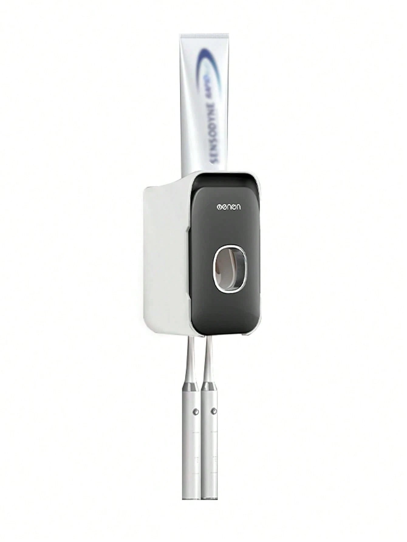 1 pezzo Dispenser automatico da parete per dentifricio con portaspazzolino, set di accessori per il bagno, decorazione per la casa e il bagno, decorazione autunnale, ritorno a scuola