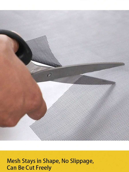 Zanzariera autoadesiva nera per finestra, in materiale PP Nano, design invisibile, facile da installare, adatta per la casa