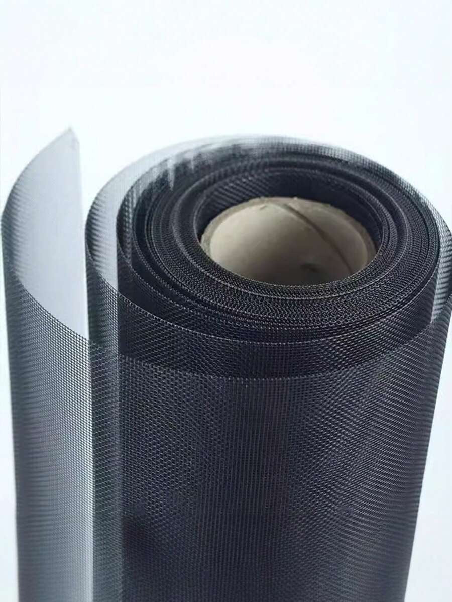 Zanzariera autoadesiva nera per finestra, in materiale PP Nano, design invisibile, facile da installare, adatta per la casa
