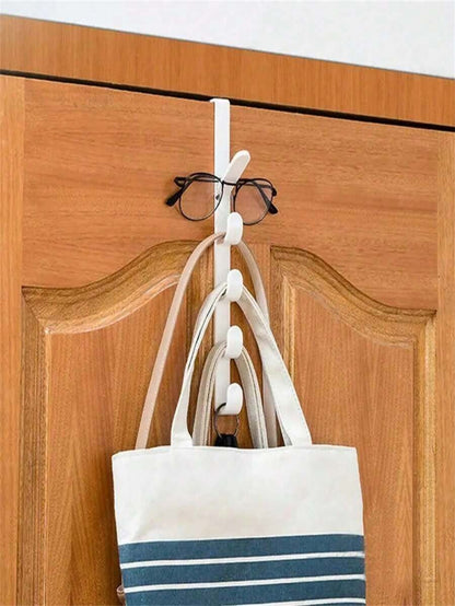 1 pezzo Appendino per porta da camera da letto, gruccia a muro per armadio di dormitorio per appendere vestiti, borse, cappelli,