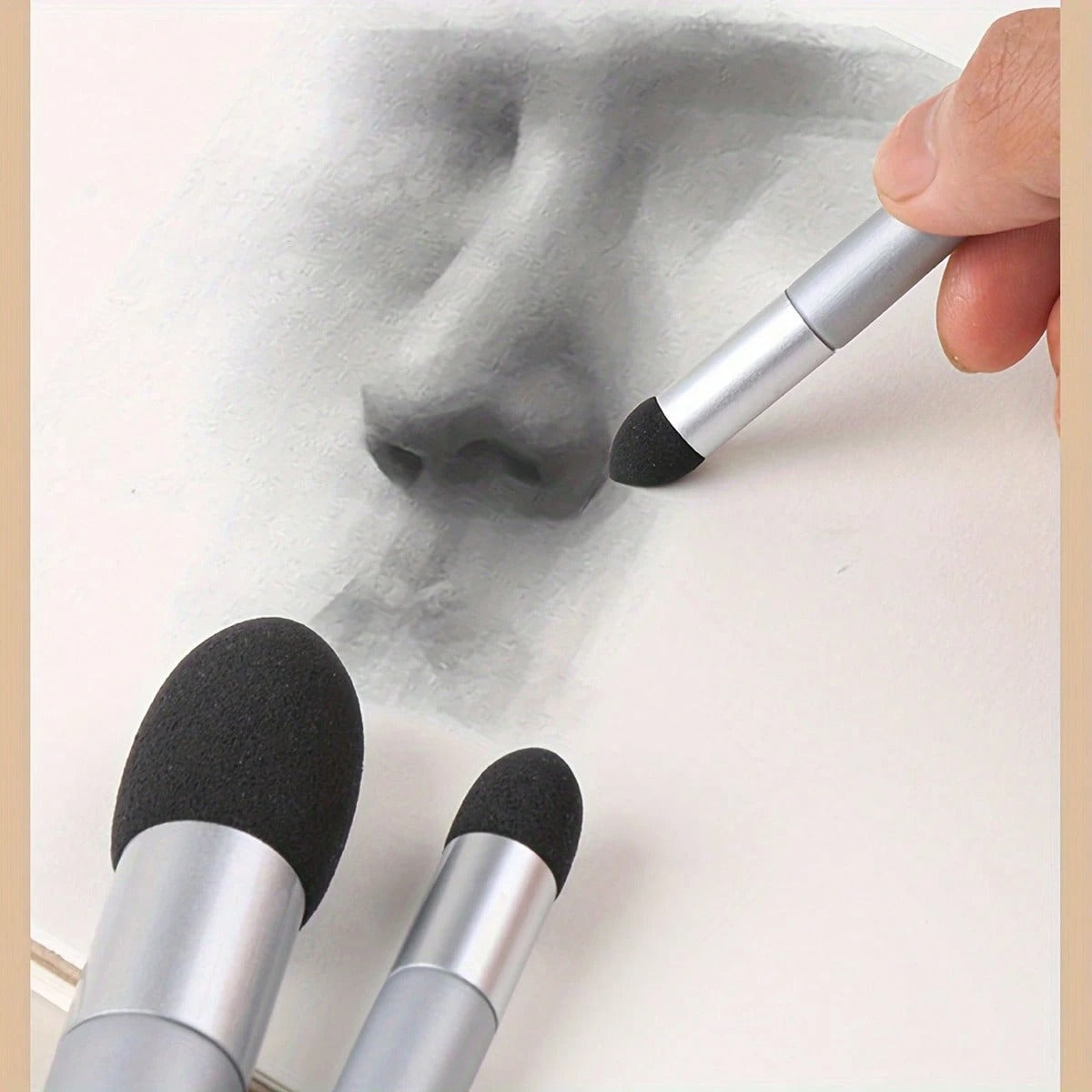 Spugne morbide per sfumature, lavabili, pennelli, strumenti per artisti, professionisti e studenti per disegno, correzione, schiarimento e illuminazione, accessori per il ritorno a scuola