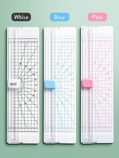 Taglierina di carta a doppia via, taglierina manuale portatile per scrapbooking e arti creative, adatta per tagliare foto di idol, carta kraft, buoni, etichette, cartone e macchine per il taglio di dimensioni regolabili