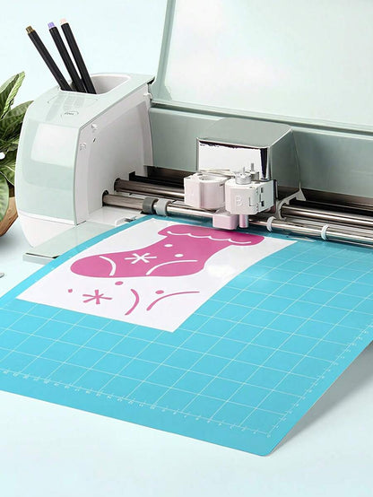 Set premium di 4 tappetini da taglio incisione di 12x12 pollici con 4 viscosità - Tappetini ad alta precisione antiscivolo per incisione laser, taglio vinile e artigianato, con superficie autorigenerante per proteggere i piani di lavoro