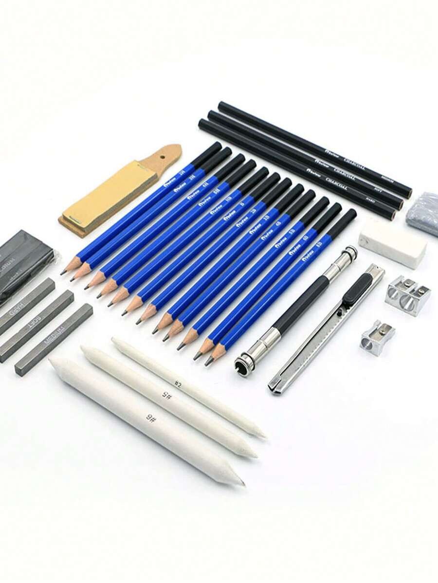 Set di matite per schizzi e disegno per artisti, articoli per il ritorno a scuola, forniture scolastiche