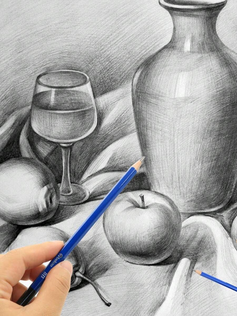 Set di matite per schizzi e disegno per artisti, articoli per il ritorno a scuola, forniture scolastiche