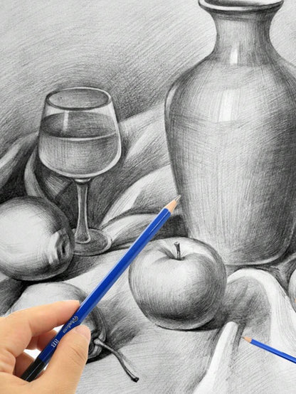 Set di matite per schizzi e disegno per artisti, articoli per il ritorno a scuola, forniture scolastiche