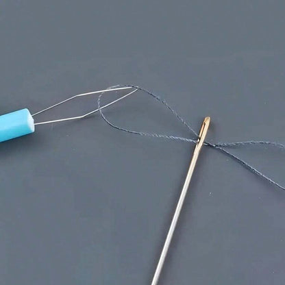 5/10 pezzi Infilafili di plastica colorati - Set di infilafili cilindrici, accessori per cucito fai-da-te, strumento per infilare facilitato, aiuto per aghi da perle, dispositivo per aghi adatto agli anziani