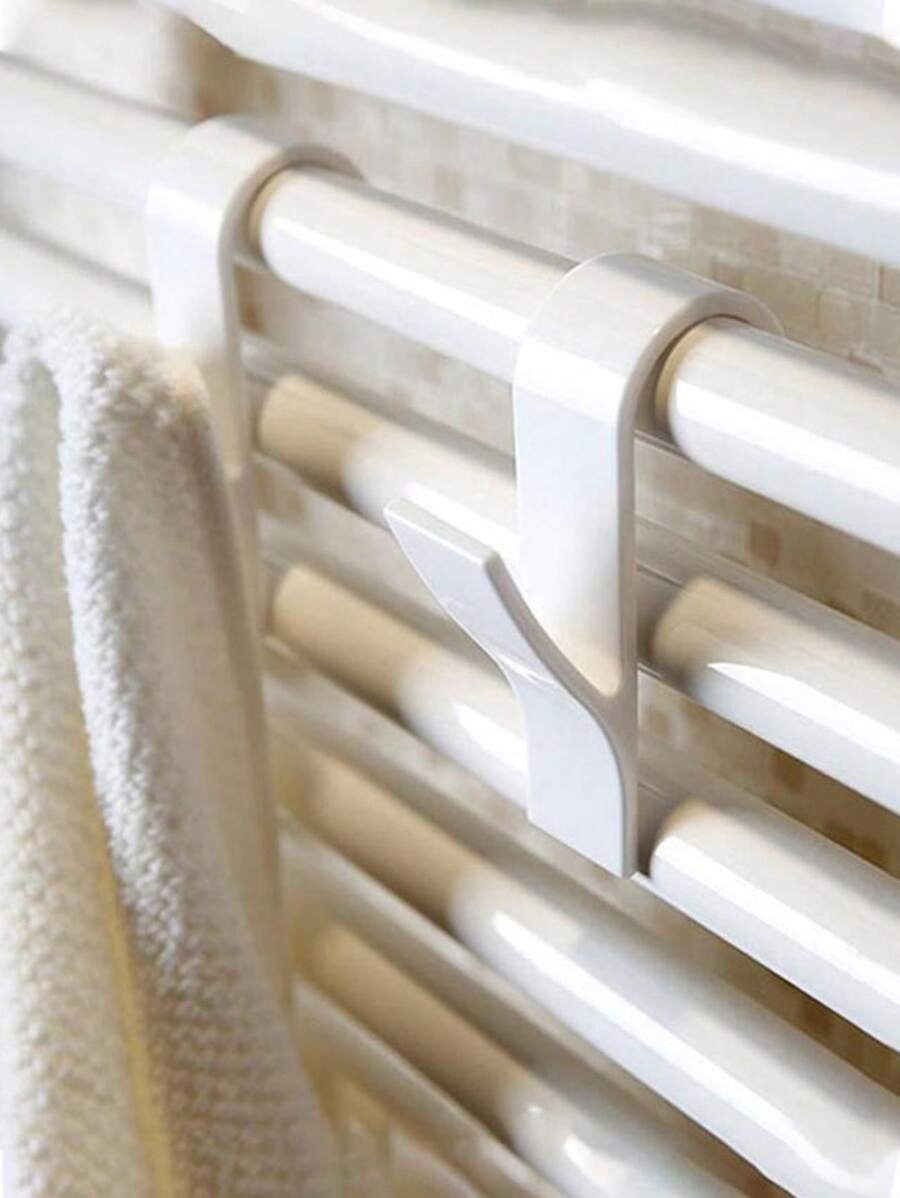 1 pezzo Gancio riscaldante per asciugamani, gancio per radiatore da bagno, gancio semplice, gancio appendiabiti per bagno e cucina, decorazione per il bagno di casa, organizer da bagno