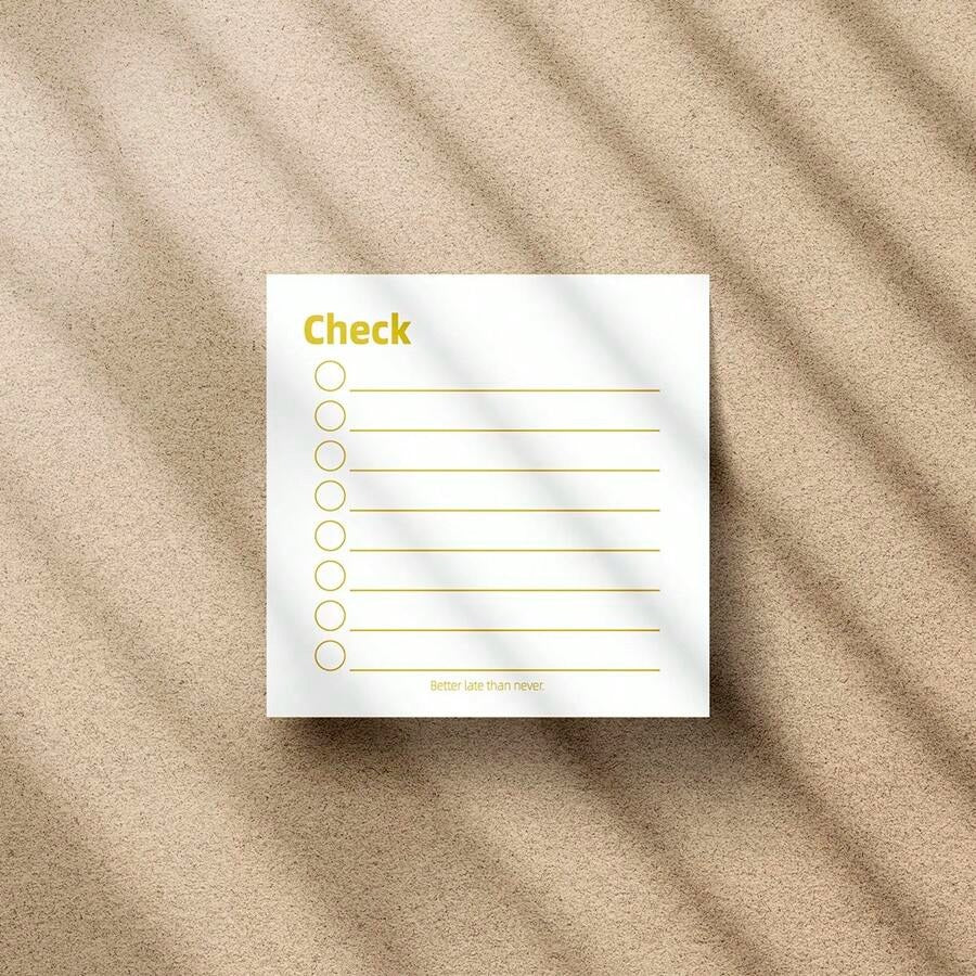 Note adesive per gestione del tempo e efficienza, 3"x3" - 50 fogli per blocchetto - Accessori da scrivania per scuola, ufficio e casa - Regalo ideale per insegnanti, donne e colleghi