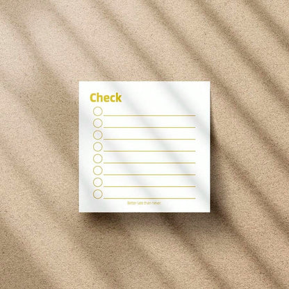 Note adesive per gestione del tempo e efficienza, 3"x3" - 50 fogli per blocchetto - Accessori da scrivania per scuola, ufficio e casa - Regalo ideale per insegnanti, donne e colleghi