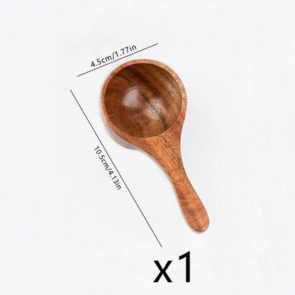 10 pezzi Cucchiai di legno, utensili da cucina in legno resistenti in una scatola, leggeri e resistenti al calore, forniture da cucina accessori da forno