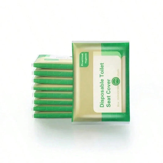 10-100 pezzi Coprisedile igienico monouso, accessori portatili per bagno, tappetino impermeabile per toilette da viaggio, campeggio, hotel