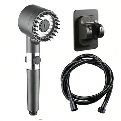 Soffione doccia portatile, flusso d'acqua ad alta pressione e modalità di spruzzo multiple, soffione doccia con filtro, pulizia potente per acqua dura, soffione doccia con interruttore ON/OFF