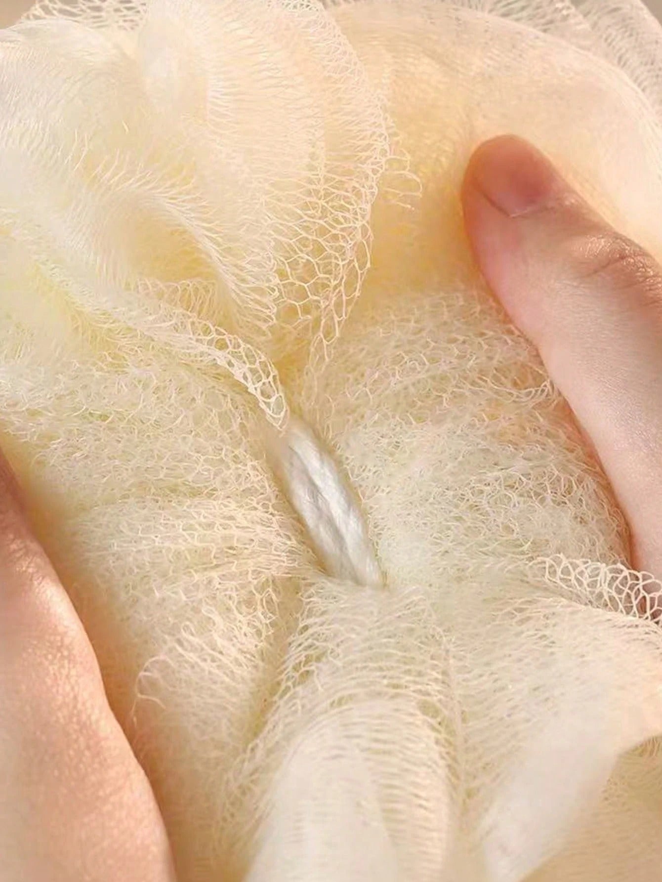 10 pezzi Super Esfoliante Spugne Loofah - Spugna da Bagno Palla Pouf Spazzola a Rete per Spa Domestica - Ricca Schiuma Scrub Viso e Corpo