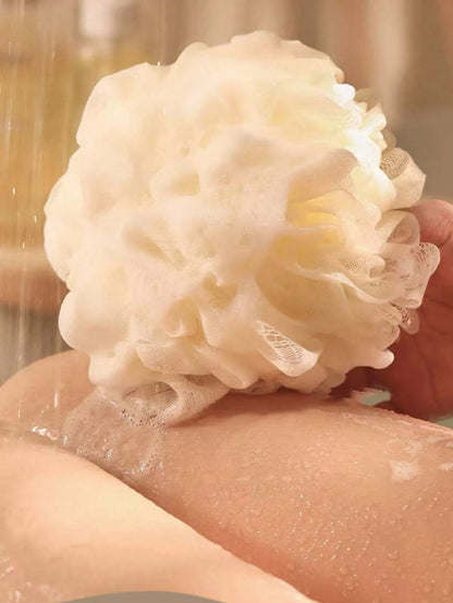 10 pezzi Super Esfoliante Spugne Loofah - Spugna da Bagno Palla Pouf Spazzola a Rete per Spa Domestica - Ricca Schiuma Scrub Viso e Corpo