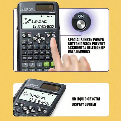 Calcolatrice multifunzionale FX-991 ES PLUS - 417 funzioni, progettata appositamente per gli esami degli studenti, confezione economica, forniture scolastiche, ritorno a scuola