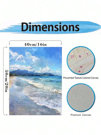 Artistica Pittura a Numeri Fai-da-Te, Kit di Pittura ad Olio Artistica per Decorazione della Camera da Letto e Decorazione Murale, Metodo di Pittura Semplice e Divertente, Nessun Requisito di Base per il Disegno