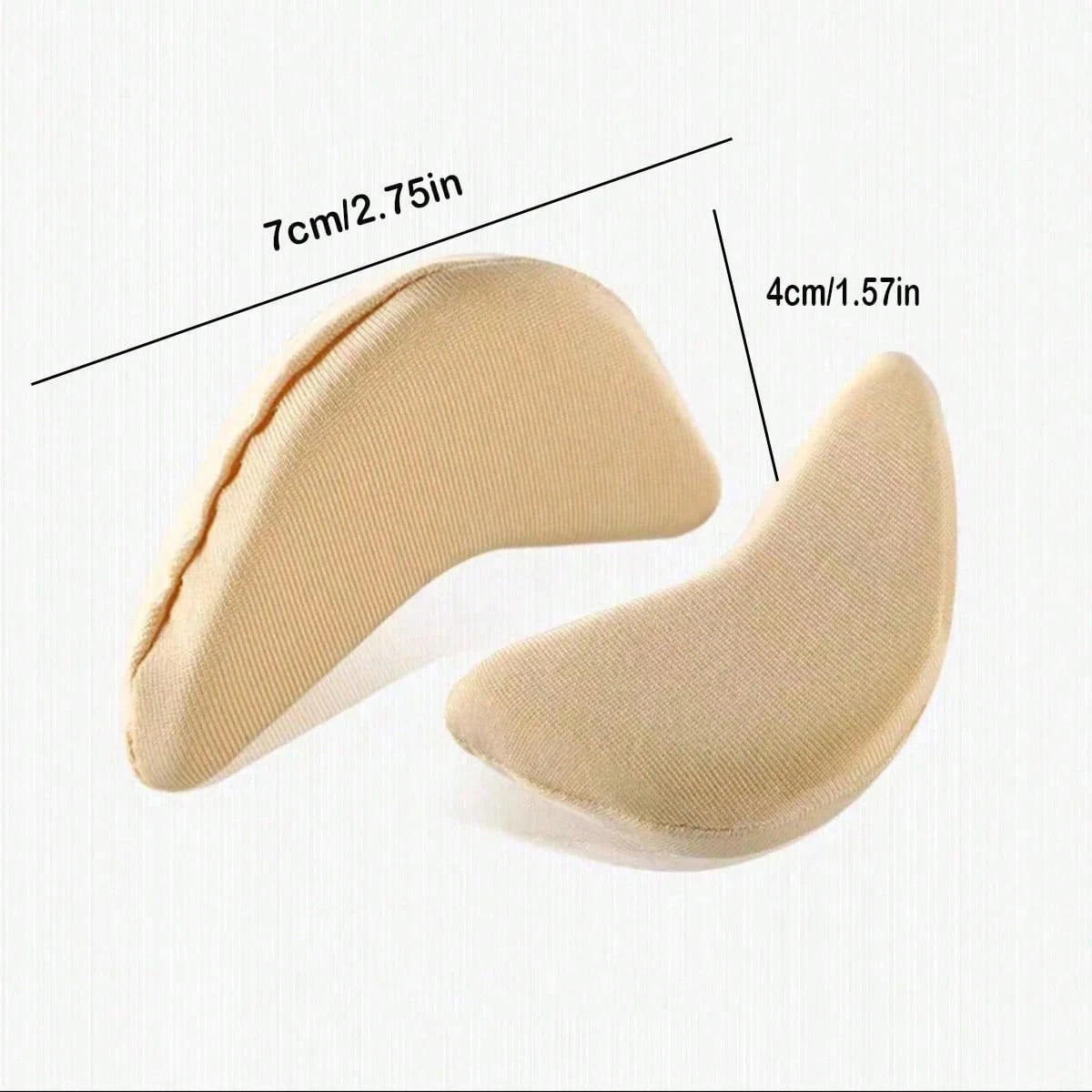 2 pezzi Cuscinetti per alti tacchi invisibili di nuova moda 2025, sottopiede in silicone ultra sottile antiscivolo per l avampiede