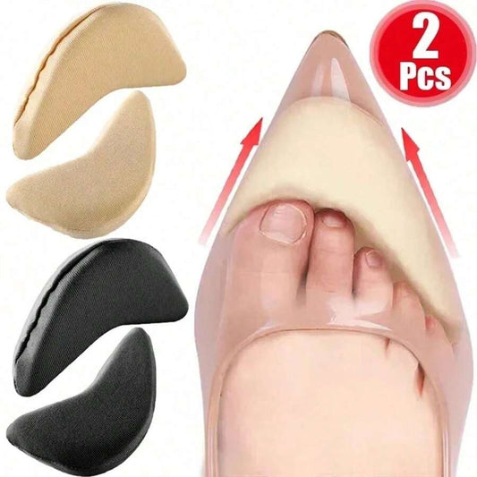 2 pezzi Cuscinetti per alti tacchi invisibili di nuova moda 2025, sottopiede in silicone ultra sottile antiscivolo per l avampiede