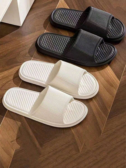 Paio di ciabatte da bagno antiscivolo, ciabatte da casa rapide ad asciugare, antiscivolo, per viaggi estivi, vacanze, bagno domestico, decorazione, vacanze, ritorno a scuola