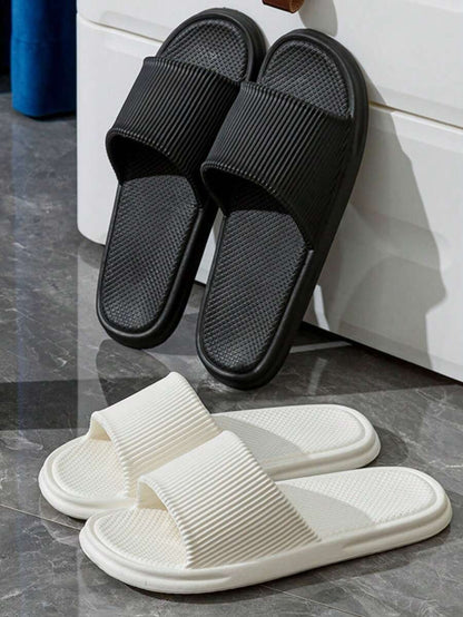 Paio di ciabatte da bagno antiscivolo, ciabatte da casa rapide ad asciugare, antiscivolo, per viaggi estivi, vacanze, bagno domestico, decorazione, vacanze, ritorno a scuola