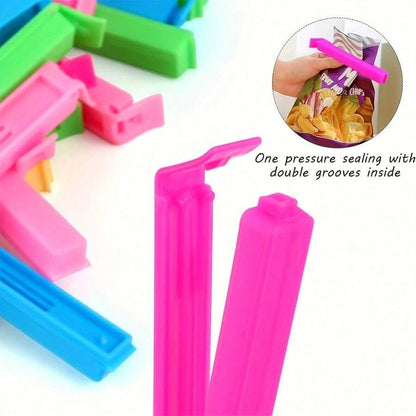 20 pz/10 pz/5 pz Cliip riutilizzabili in plastica anti-umidità per sacchetti di cibo, per chiusura ermetica di scatole e accessori per la conservazione in cucina