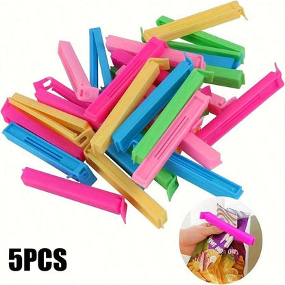 20 pz/10 pz/5 pz Cliip riutilizzabili in plastica anti-umidità per sacchetti di cibo, per chiusura ermetica di scatole e accessori per la conservazione in cucina