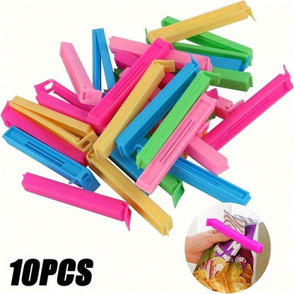 20 pz/10 pz/5 pz Cliip riutilizzabili in plastica anti-umidità per sacchetti di cibo, per chiusura ermetica di scatole e accessori per la conservazione in cucina