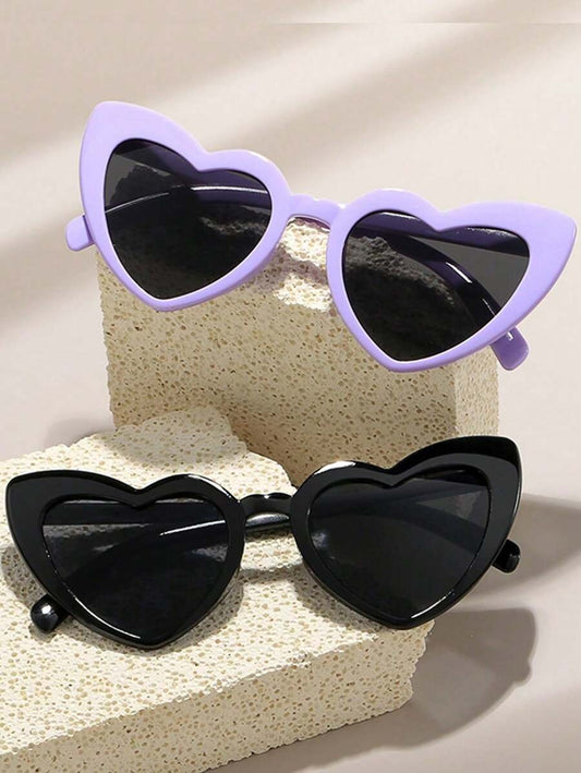occhiali a forma di cuore per feste di addio al nubilato, regali per damigelle, forniture per matrimoni, articoli per feste, accessori per foto di compleanno, occhiali da spiaggia, occhiali per animali domestici, set regalo con borsetta