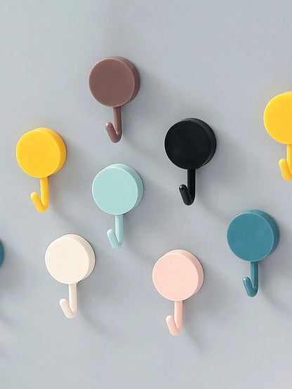 Ganci autoadesivi per appendere, senza bisogno di forare, adatti per appendere chiavi, vestiti, borse, asciugamani e altri accessori per l''organizzazione domestica, ganci adesivi per cucina e bagno