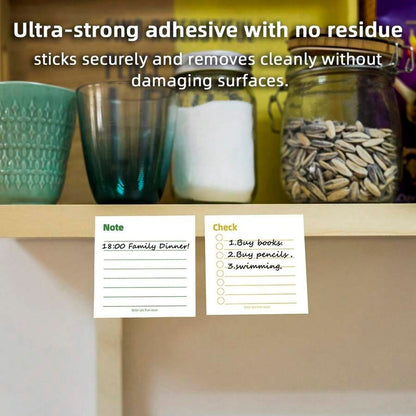 Note adesive per gestione del tempo e efficienza, 3"x3" - 50 fogli per blocchetto - Accessori da scrivania per scuola, ufficio e casa - Regalo ideale per insegnanti, donne e colleghi