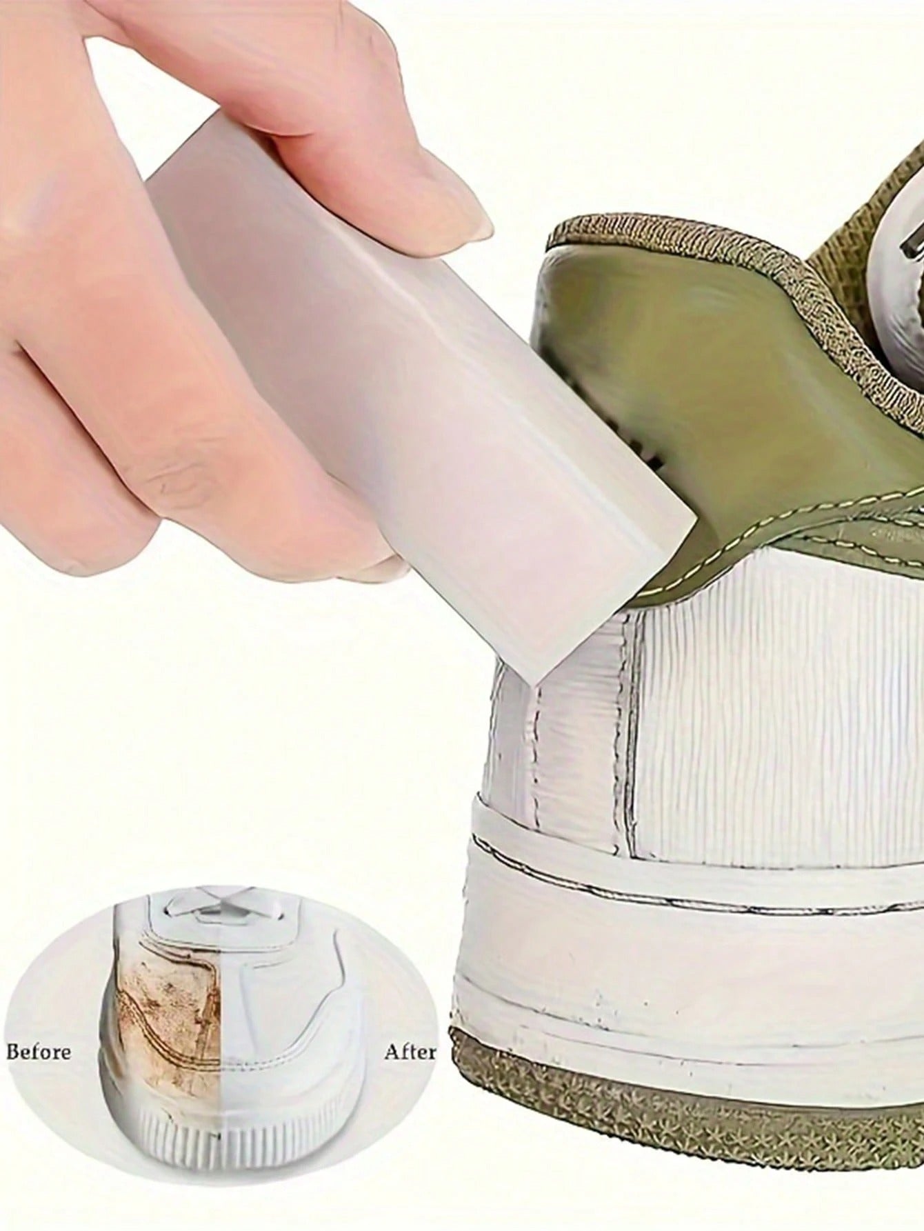 1 pezzo Spugnetta magica per la pulizia delle scarpe - Rimuovitore di macchie e sporco per scarpe sportive, vestiti, uso versatile in soggiorno, camera da letto, bagno, cucina, bagno