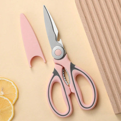 1 pezzo di Utensili da cucina multifunzione in acciaio inossidabile, forbici resistenti per tritare verdure, ossa di pollo e alimenti