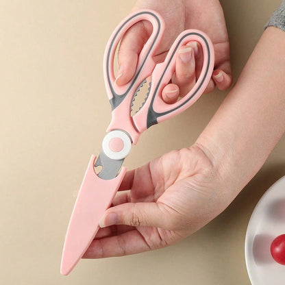 1 pezzo di Utensili da cucina multifunzione in acciaio inossidabile, forbici resistenti per tritare verdure, ossa di pollo e alimenti