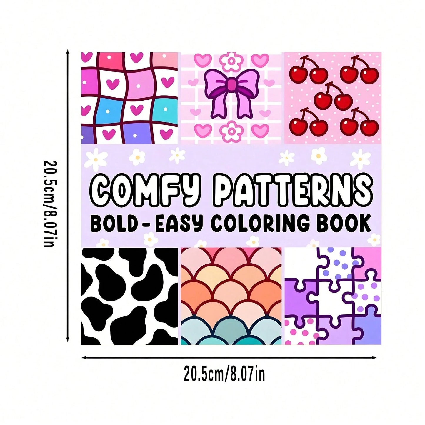 Libro da colorare per adulti e bambini con motivi confortevoli: motivi grandi e semplici per il relax, con design carini e morbidi, mandala (Bold & Easy Coloring)