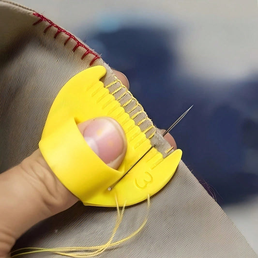 Set di strumenti per cucire, modello di distanza per aghi da cucire, modello per la creazione di punti di cucito uniformi con tre misure, tappetino antiscivolo, accessorio per il trattamento delle cuciture fai-da-te