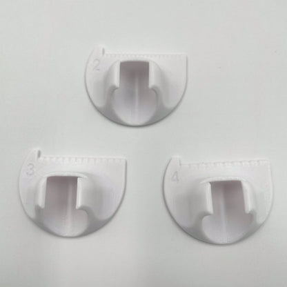 Set di strumenti per cucire, modello di distanza per aghi da cucire, modello per la creazione di punti di cucito uniformi con tre misure, tappetino antiscivolo, accessorio per il trattamento delle cuciture fai-da-te