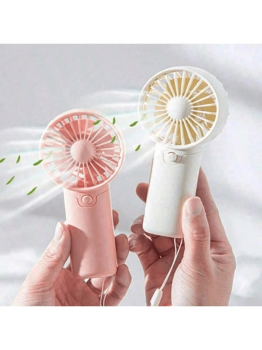 8 pezzi/6 pezzi/4 pezzi/3 pezzi/2 pezzi/1 pezzo Mini ventilatore portatile, ventilatore elettrico piccolo e potente per studenti, ventilatore manuale ad alto flusso d'aria per uso esterno (senza batteria), stile casuale