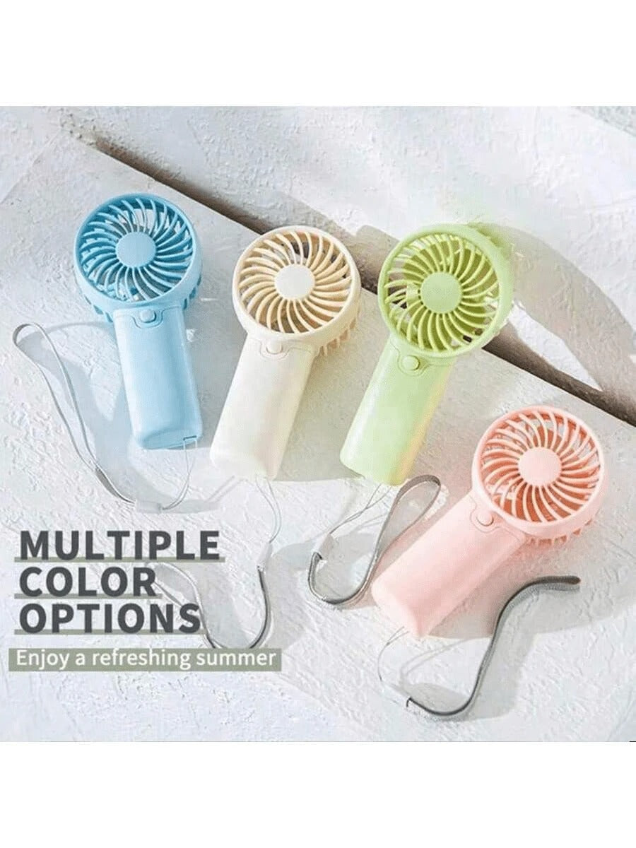 8 pezzi/6 pezzi/4 pezzi/3 pezzi/2 pezzi/1 pezzo Mini ventilatore portatile, ventilatore elettrico piccolo e potente per studenti, ventilatore manuale ad alto flusso d'aria per uso esterno (senza batteria), stile casuale