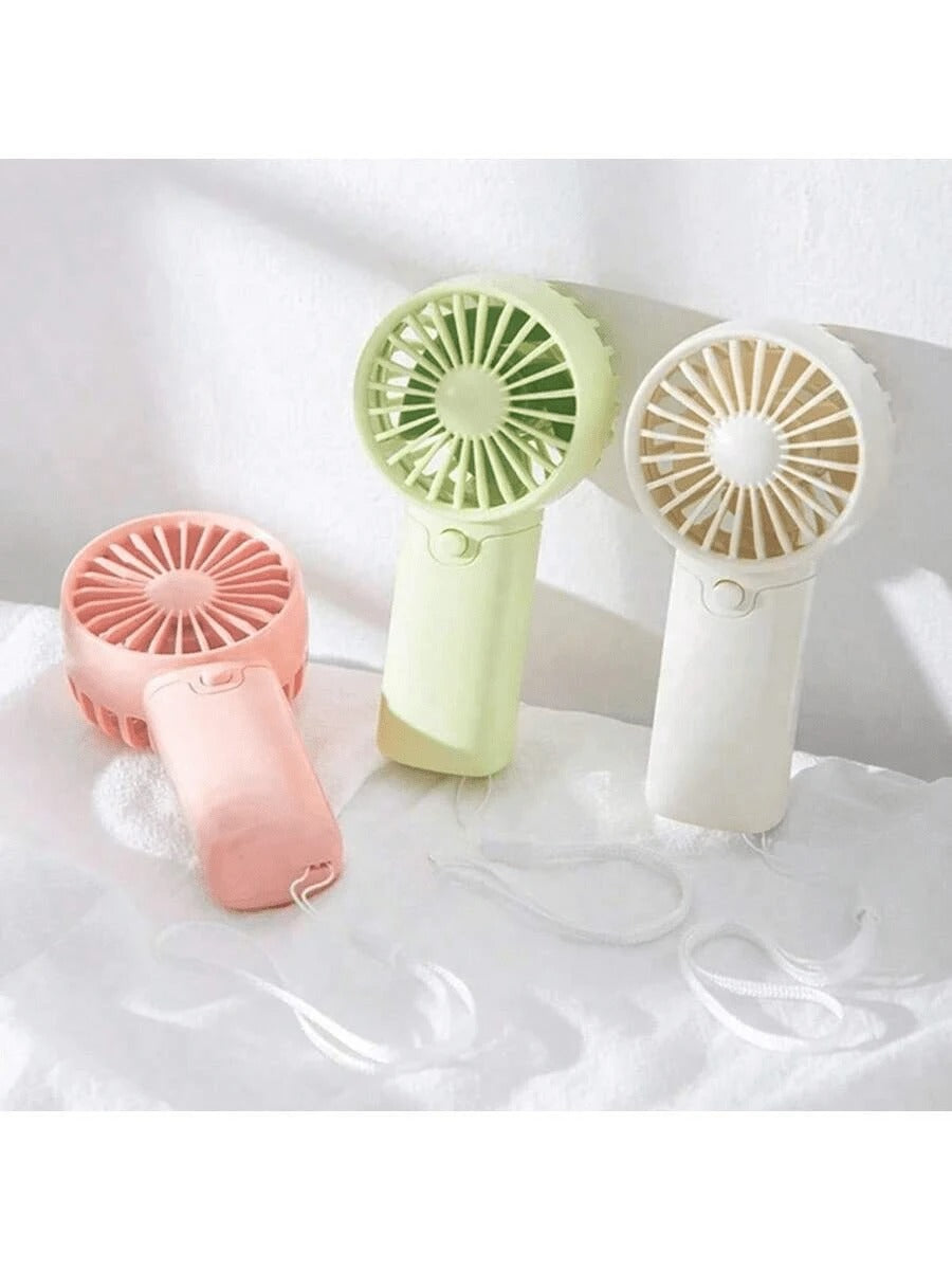 8 pezzi/6 pezzi/4 pezzi/3 pezzi/2 pezzi/1 pezzo Mini ventilatore portatile, ventilatore elettrico piccolo e potente per studenti, ventilatore manuale ad alto flusso d'aria per uso esterno (senza batteria), stile casuale
