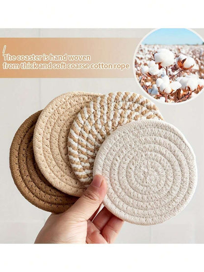 Set di 1/4/8 pezzi di sottobicchieri assorbenti, tappetini minimali per bicchieri per il tavolino di casa, regalo per l'inaugurazione della casa, serie marrone, con rivestimento in tessuto non tessuto