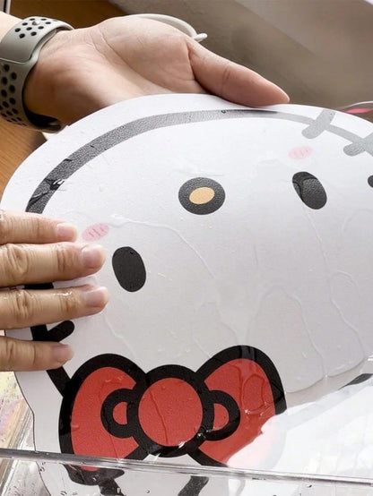 Tappetino per mouse a forma di cartone animato autorizzato Sanrio, in materiale di pelle, pad creativo antiscivolo, tappetino per scrivania del computer personalizzato per l ufficio