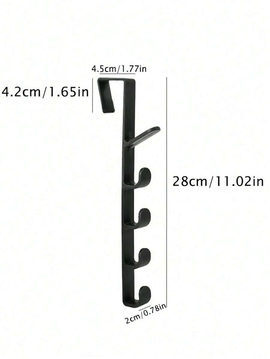 1 pezzo Appendino per porta da camera da letto, gruccia a muro per armadio di dormitorio per appendere vestiti, borse, cappelli,