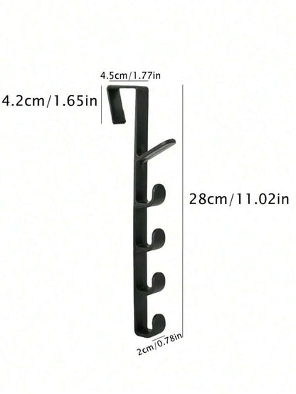 1 pezzo Appendino per porta da camera da letto, gruccia a muro per armadio di dormitorio per appendere vestiti, borse, cappelli,