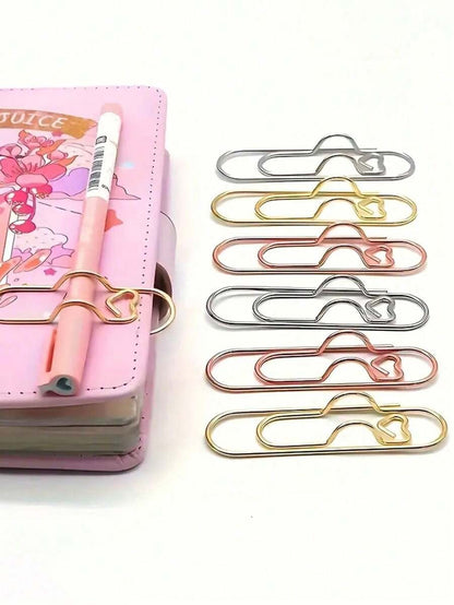 Mollette Creative Porta Penna per Quaderno, Accessorio per Articoli di Cancelleria da Ufficio, Pratica molletta Porta Penna Multifunzione, Forniture per Scuola