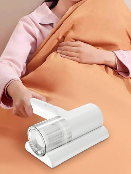 Robot aspirapolvere, Aspirapolvere portatile senza fili, Aspirapolvere per materasso, Efficace per la pulizia di letti, divani, peli di animali domestici e tappeti, Aspirazione potente e poco rumoroso, Filtro lavabile, Per una pulizia profonda