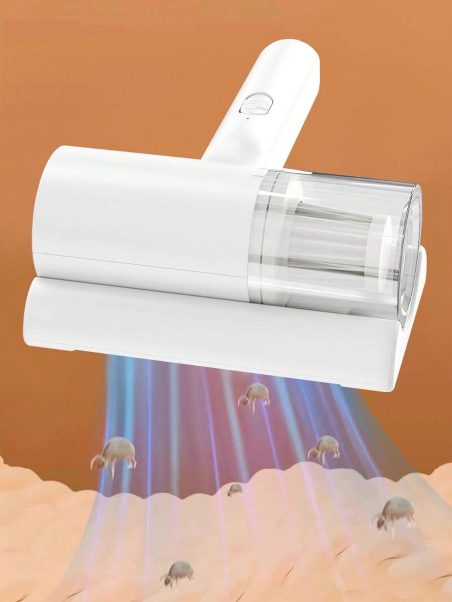 Robot aspirapolvere, Aspirapolvere portatile senza fili, Aspirapolvere per materasso, Efficace per la pulizia di letti, divani, peli di animali domestici e tappeti, Aspirazione potente e poco rumoroso, Filtro lavabile, Per una pulizia profonda