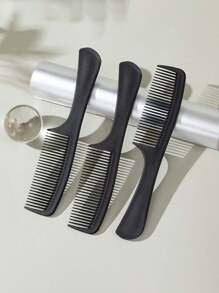 1 pezzo Pettine per taglio di capelli spesso in materiale ABS, pettine da parrucchiere specifico per taglio e acconciatura capelli piatti, pettine per capelli lisci, unisex, elementi essenziali da viaggio
