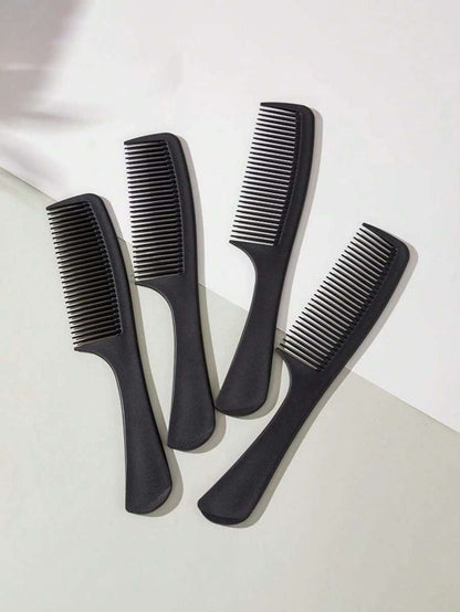 1 pezzo Pettine per taglio di capelli spesso in materiale ABS, pettine da parrucchiere specifico per taglio e acconciatura capelli piatti, pettine per capelli lisci, unisex, elementi essenziali da viaggio